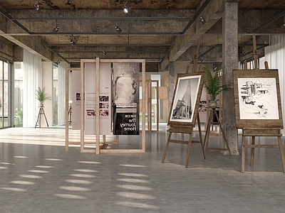 工业现代博物馆展厅 现代工业博物馆 展厅展台
