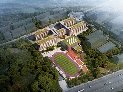 现代学校建筑 庐江惠民小学 全套图纸 施工图