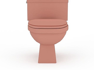 现代马桶 红色坐式便器