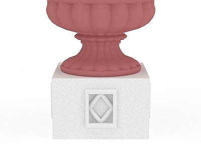 现代其他景观小品 现代花钵