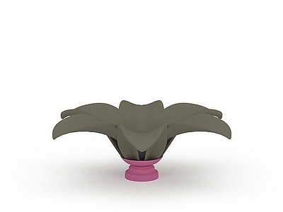 现代其他景观小品 创意花钵