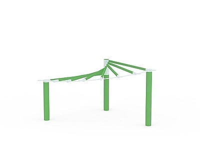 现代其他景观小品 创意花架