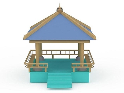 现代其他景观小品 中式凉亭