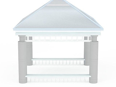 现代其他景观小品 室外凉亭