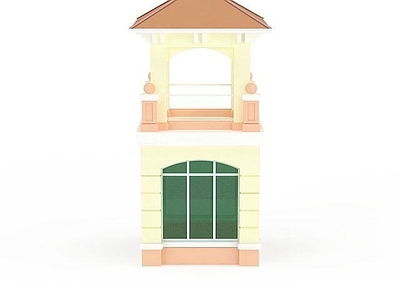 现代其他景观小品 田园钟楼