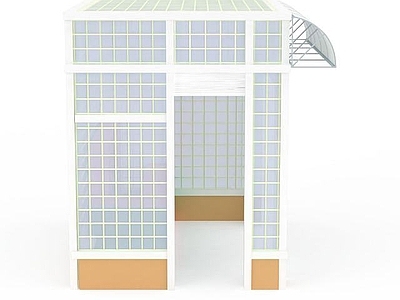 现代其他景观小品 创意凉亭