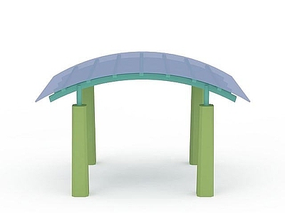 现代其他景观小品 现代凉亭