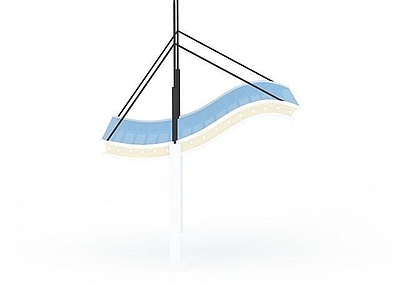 现代其他景观小品 创意廊架