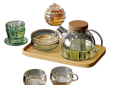 茶具 茶壶 茶杯 茶盘 餐桌摆件 茶具摆件