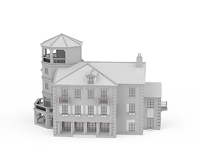 现代其他建筑外观 欧式建筑