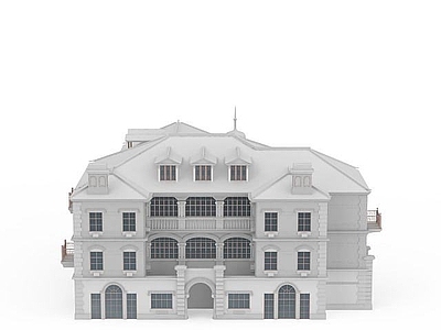 现代其他建筑外观 欧式建筑