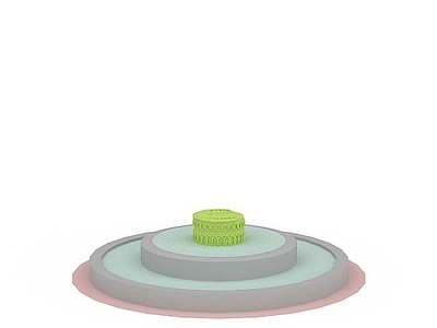 现代其他景观小品 公园喷泉