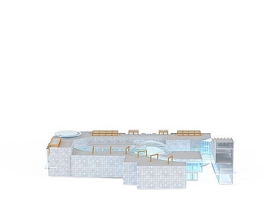 现代其他建筑外观 现代体育馆