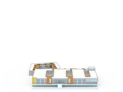 现代其他建筑外观 白色建筑物群