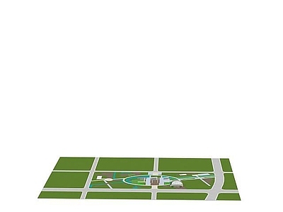 现代其他建筑外观 园林规划