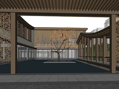 现代新中式小公建 示范区 会所