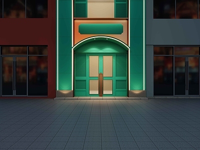 现代火锅店 现代鱼火锅门头