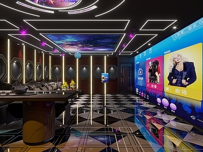 复古简欧KTV KTV