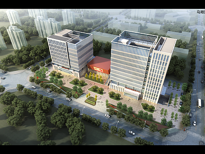 现代行政机构建筑 合肥创业服务中心 全套图纸 施工图