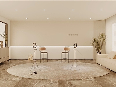 奶油直播间 直播间 直播室 电商直播