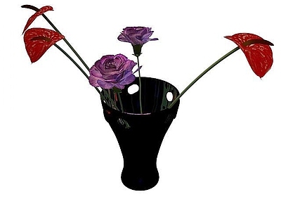 现代花瓶