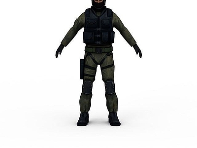 现代虚拟人物 CS警察