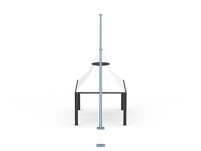 现代其他景观小品 创意张拉膜