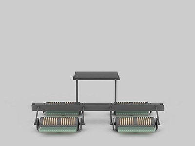 现代封闭式厨房 创意吊灯