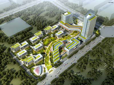 现代产业园建筑 合肥明珠产业园 全套图纸 施工图