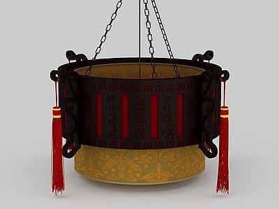 现代封闭式厨房 中式客厅吊灯
