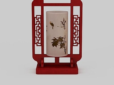 现代封闭式厨房 复古中式灯具
