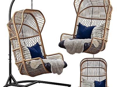 侘寂秋千椅 吊椅