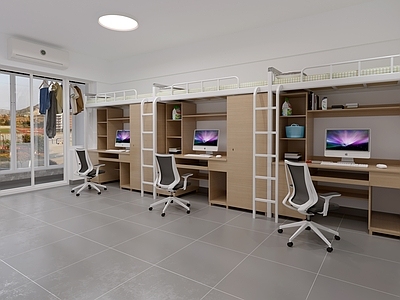 现代宿舍 现代学生宿舍 员工宿舍 学校宿舍 大学宿舍