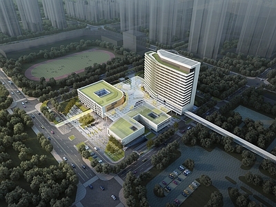 现代医院建筑 合肥第二人民医院 全套图纸 施工图