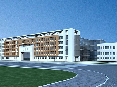 现代办公楼 现代多层办公楼