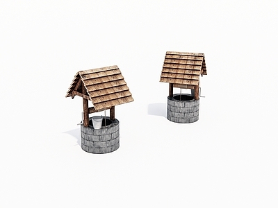 现代其他小品 户外水井