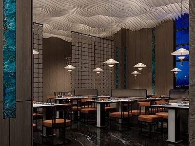 现代新中式中餐厅 新中式餐厅