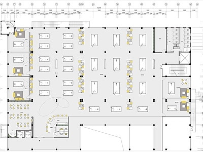 现代工业台球厅 1800方工业风 现代台球厅 台球厅 施工图