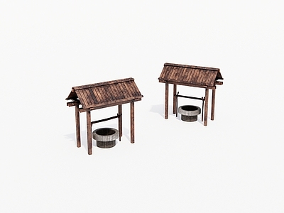 现代其他小品 户外水井