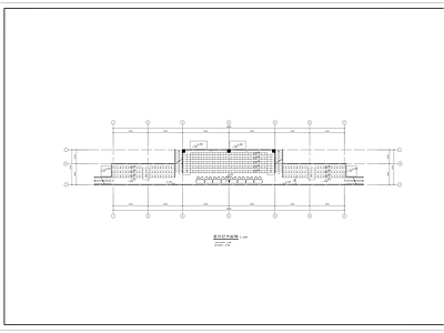 现代学校建筑 体育场看台 施工图