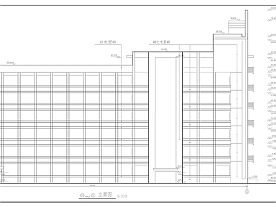 现代学校建筑 框架教学楼建筑结 施工图