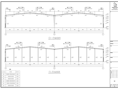 钢结构 钢结构建筑 钢结构厂房 施工图