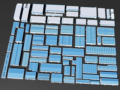 现代厂房 工业工厂厂区 钢构厂房生产车间 工地板房 活动板房 轻钢瓦厂房 钢结构工厂
