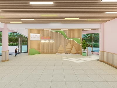 现代小公建 幼儿园大厅