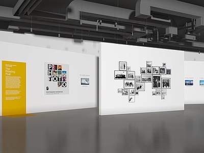 现代艺术展厅 展厅 展厅文化墙 文化墙 展示墙 文化展厅