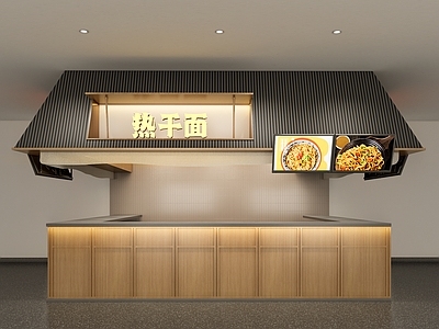 中式快餐店 小吃快餐店明档 中岛店铺 商场店
