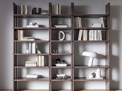 中古侘寂书柜 Minotti ZOE书架 展示架 开放书柜