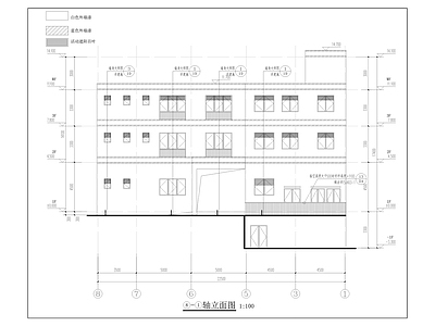 现代办公楼建筑 卫生院综合楼 施工图
