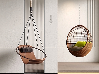 现代吊椅 秋千椅 皮衣休闲吊椅 鸟巢吊篮 阳台藤编摇椅