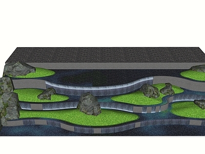 现代水景 水景